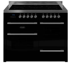 BRITANNIA  Delphi 110 RC11XGIDEK Electric Induction Range Cooker - Gloss Black & Stainless Steel